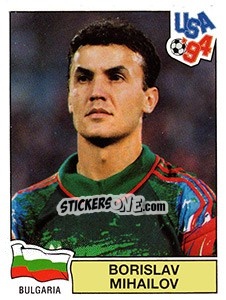 Cromo Borislav Mihailov - FIFA World Cup USA 1994. Dutch version - Panini