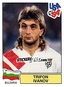 Cromo Trifon Ivanov - FIFA World Cup USA 1994. Dutch version - Panini