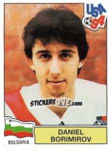 Sticker Daniel Borimirov - FIFA World Cup USA 1994. Dutch version n. 254 - Panini