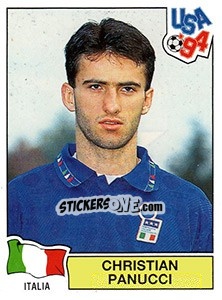 Cromo Christian Panucci - FIFA World Cup USA 1994. Dutch version - Panini