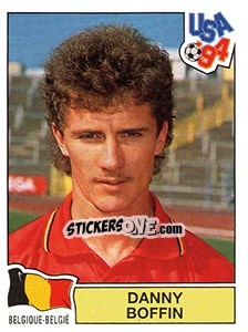 Sticker Danny Boffin - FIFA World Cup USA 1994. Dutch version n. 291 - Panini