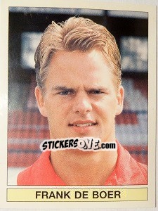 Cromo Frank de Boer - FIFA World Cup USA 1994. Dutch version n. E - Panini
