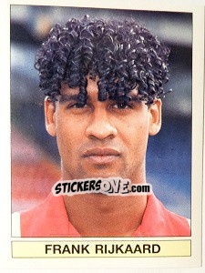 Sticker Frank Rijkaard - FIFA World Cup USA 1994. Dutch version n. F - Panini