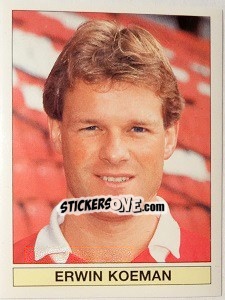 Sticker Erwin Koeman - FIFA World Cup USA 1994. Dutch version n. G - Panini