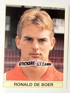Sticker Ronald de Boer - FIFA World Cup USA 1994. Dutch version n. K - Panini