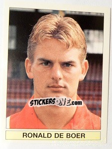 Cromo Ronald de Boer - FIFA World Cup USA 1994. Dutch version - Panini