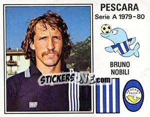 Sticker Bruno Nobili - Calciatori 1979-1980 - Panini