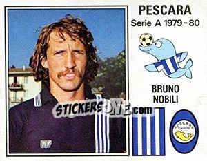 Sticker Bruno Nobili - Calciatori 1979-1980 n. 238 - Panini
