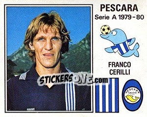 Sticker Franco Cerilli - Calciatori 1979-1980 - Panini