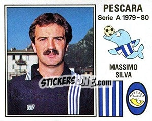 Sticker Massimo Silva - Calciatori 1979-1980 n. 240 - Panini