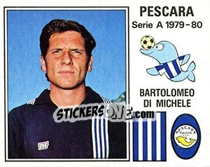 Sticker Bartolomeo Di Michele - Calciatori 1979-1980 n. 247 - Panini