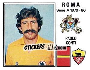 Sticker Paolo Conti - Calciatori 1979-1980 n. 250 - Panini