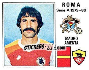 Sticker Mauro Amenta - Calciatori 1979-1980 n. 254 - Panini