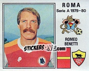 Sticker Romeo Benetti - Calciatori 1979-1980 - Panini
