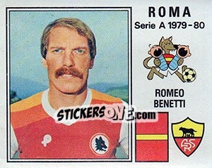Sticker Romeo Benetti - Calciatori 1979-1980 n. 255 - Panini