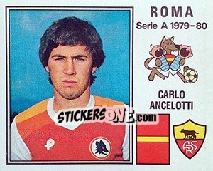 Sticker Carlo Ancelotti - Calciatori 1979-1980 - Panini