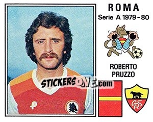 Figurina Roberto Pruzzo - Calciatori 1979-1980 - Panini