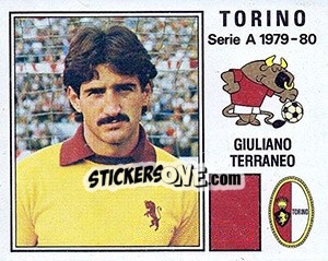 Sticker Giuliano Terraneo - Calciatori 1979-1980 n. 269 - Panini