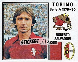 Sticker Roberto Salvadori - Calciatori 1979-1980 - Panini