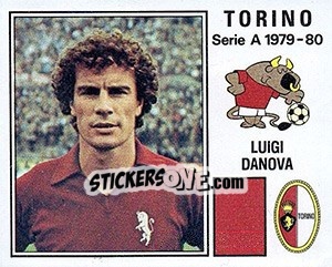 Sticker Luigi Danova - Calciatori 1979-1980 - Panini