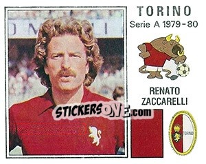 Sticker Renato Zaccarelli - Calciatori 1979-1980 - Panini