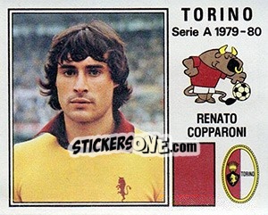 Sticker Renato Copparoni - Calciatori 1979-1980 - Panini