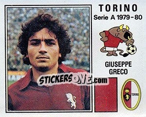 Sticker Giuseppe Greco - Calciatori 1979-1980 - Panini