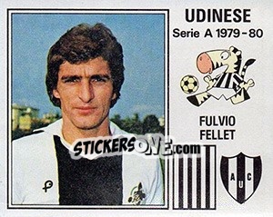 Cromo Fulvio Fellet - Calciatori 1979-1980 - Panini