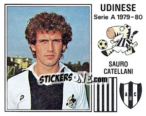 Sticker Sauro Catellani - Calciatori 1979-1980 n. 291 - Panini
