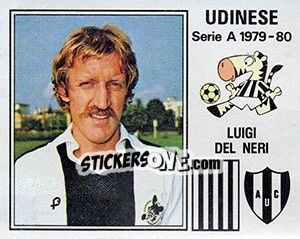 Cromo Luigi Del Neri - Calciatori 1979-1980 - Panini