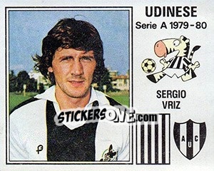 Sticker Sergio Vriz - Calciatori 1979-1980 n. 297 - Panini
