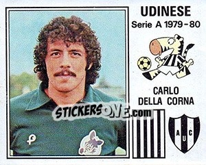 Sticker Carlo Della Corna - Calciatori 1979-1980 n. 299 - Panini