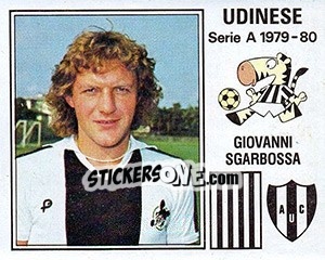 Sticker Giovanni Sgarbossa - Calciatori 1979-1980 n. 301 - Panini