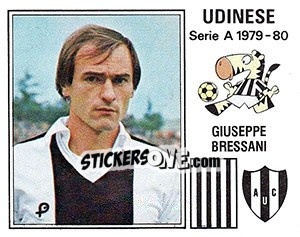 Cromo Giuseppe Bressani - Calciatori 1979-1980 - Panini