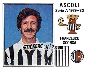 Figurina Francesco Scorsa - Calciatori 1979-1980 - Panini