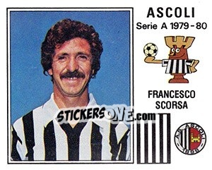 Sticker Francesco Scorsa - Calciatori 1979-1980 n. 4 - Panini