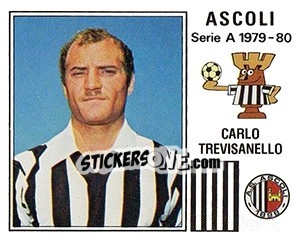 Sticker Carlo Trevisanello - Calciatori 1979-1980 n. 11 - Panini