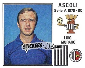 Cromo Luigi Muraro - Calciatori 1979-1980 - Panini