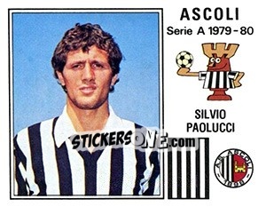Cromo Silvio Paolucci - Calciatori 1979-1980 - Panini