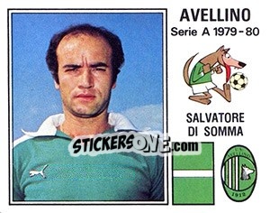 Sticker Salvatore Di Somma - Calciatori 1979-1980 n. 23 - Panini