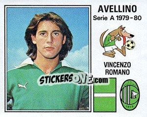 Sticker Vincenzo Romano - Calciatori 1979-1980 n. 24 - Panini