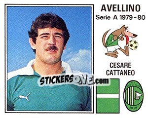 Sticker Cesare Cattaneo - Calciatori 1979-1980 n. 25 - Panini