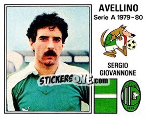 Sticker Sergio Giovannone - Calciatori 1979-1980 - Panini