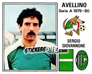 Sticker Sergio Giovannone - Calciatori 1979-1980 n. 26 - Panini