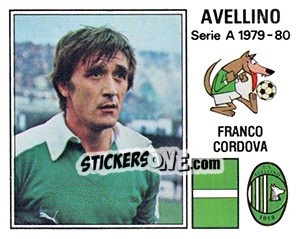 Sticker Franco Cordova - Calciatori 1979-1980 - Panini