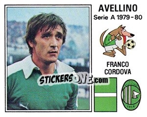 Sticker Franco Cordova - Calciatori 1979-1980 n. 29 - Panini