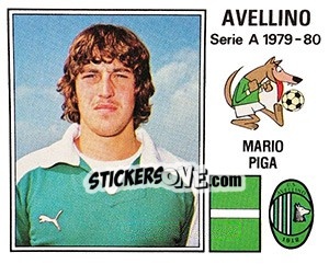 Sticker Mario Piga - Calciatori 1979-1980 - Panini