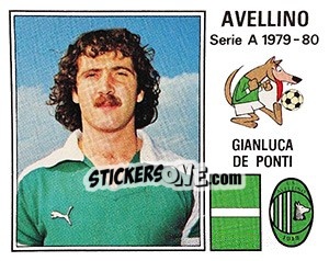 Cromo Gianluca De Ponti - Calciatori 1979-1980 - Panini