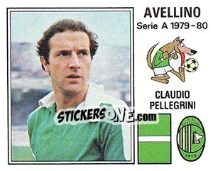 Cromo Claudio Pellegrini - Calciatori 1979-1980 - Panini