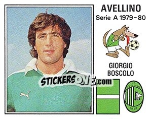 Sticker Giorgio Boscolo - Calciatori 1979-1980 n. 34 - Panini